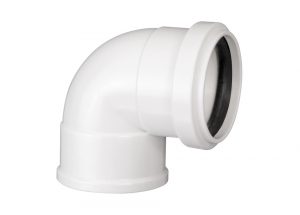 Joelho 90º Branco com Anel