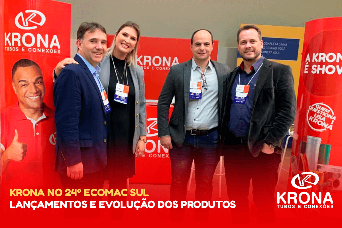 Krona mostra lançamentos e evolução dos produtos no 24º Ecomac Sul