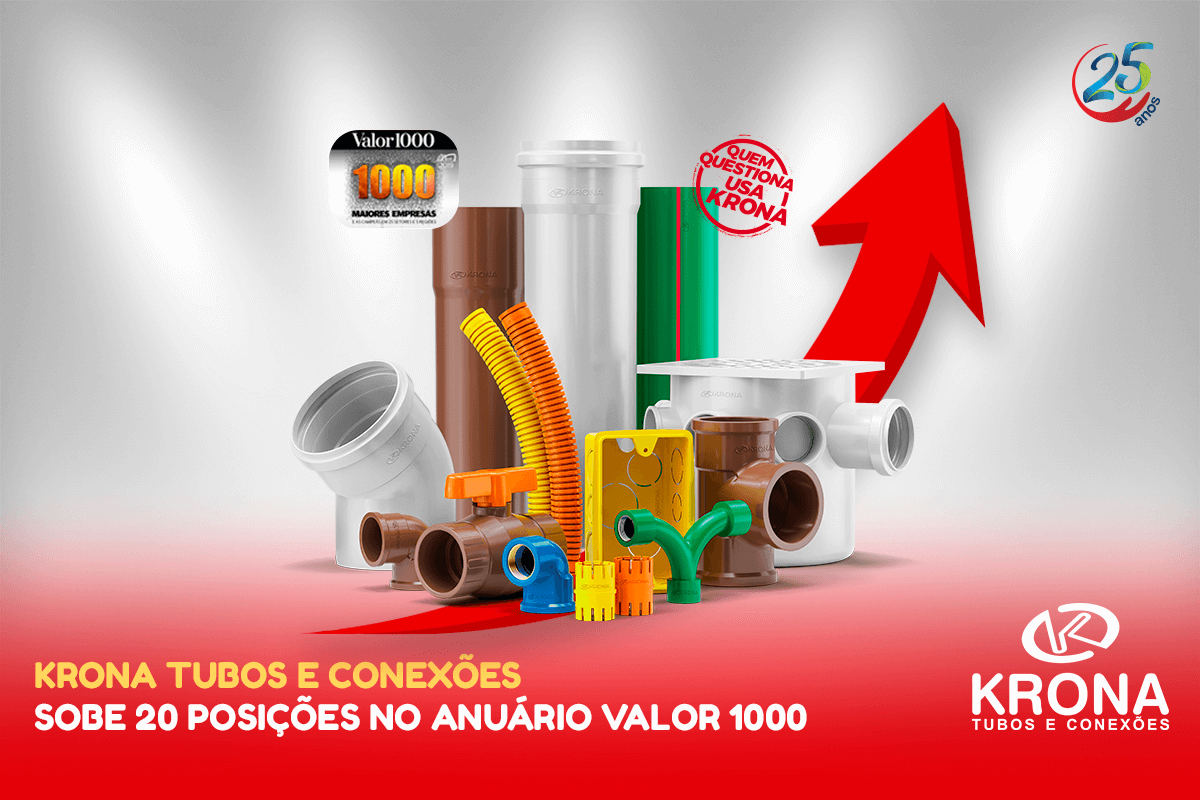 Krona sobe 20 posições no Anuário Valor 1000