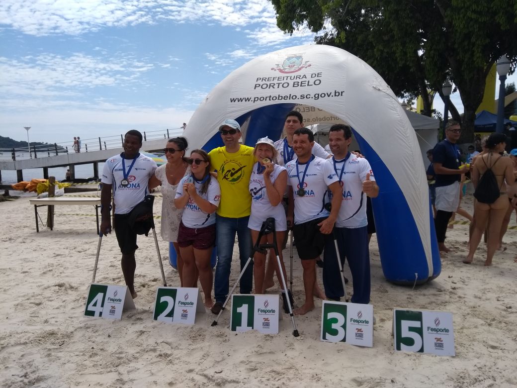 Mais medalhas para a natação paralímpica de Joinville !