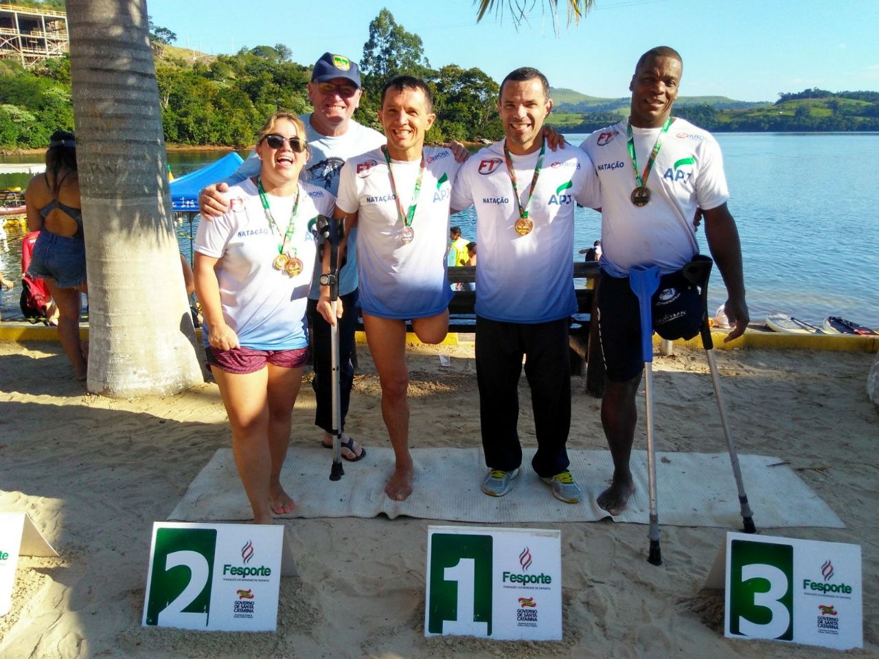 Associação de Natação Paralímpica de Joinville/Krona conquista mais medalhas!