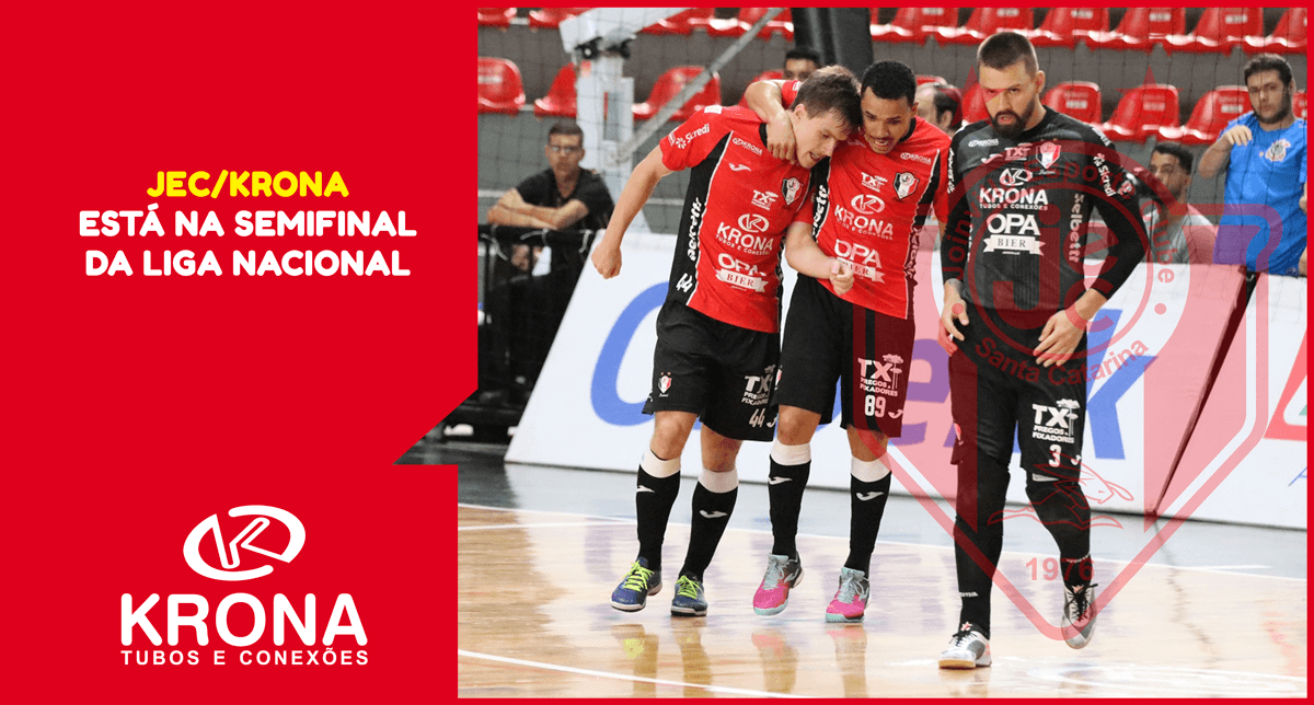 JEC/Krona está na Semifinal da Liga Nacional