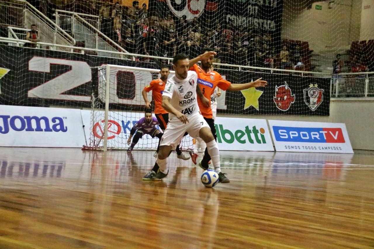 JEC/Krona Futsal empata em jogo equilibrado
