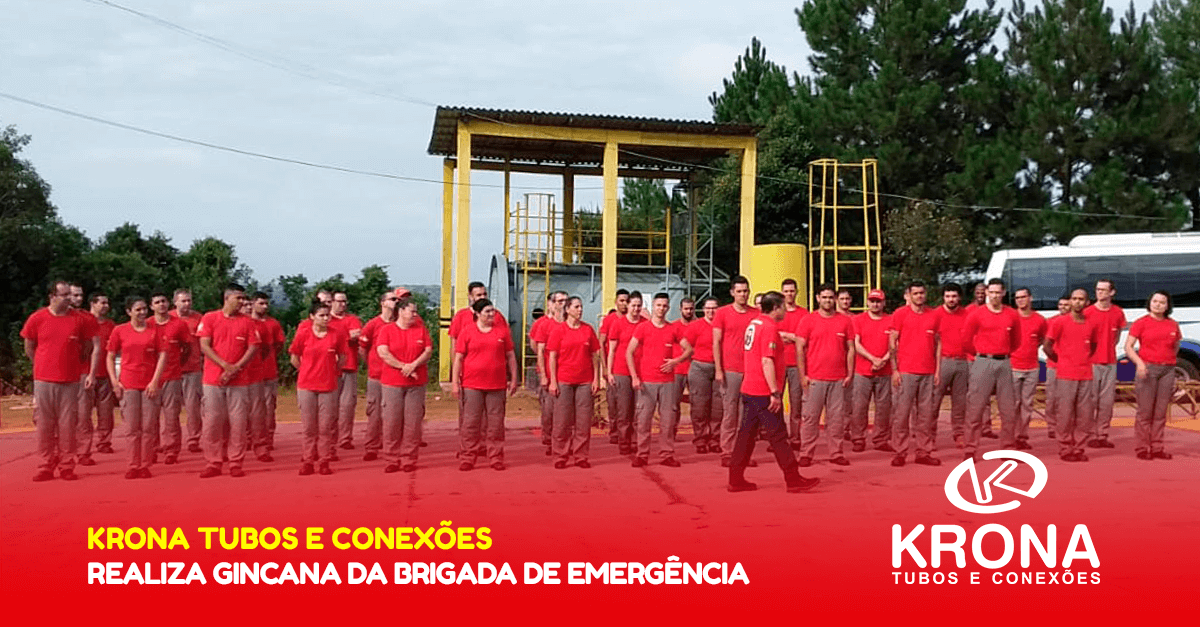 Krona realiza gincana da Brigada de Emergência