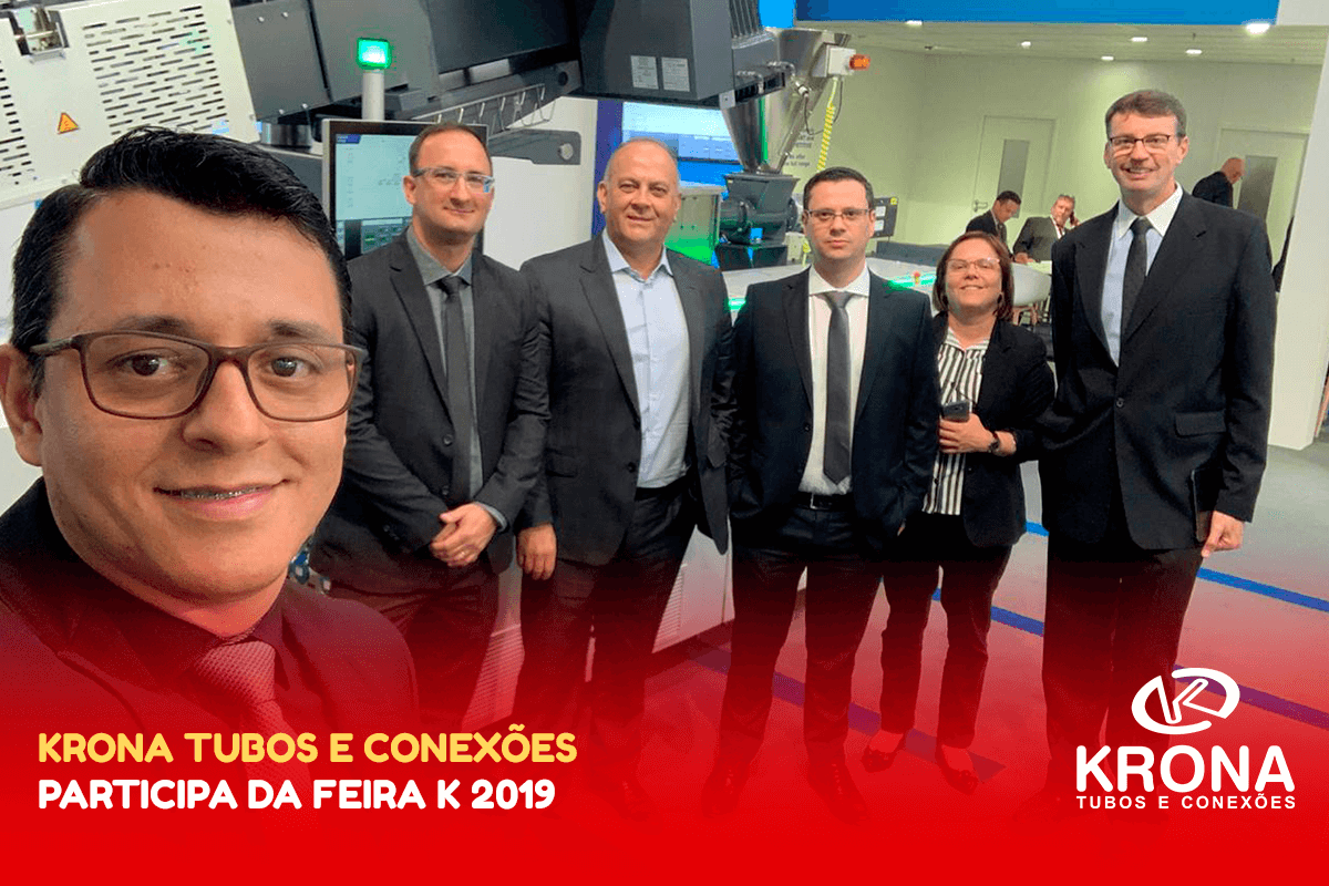 Krona participa da Feira K 2019, maior do mundo no segmento de plásticos e borracha