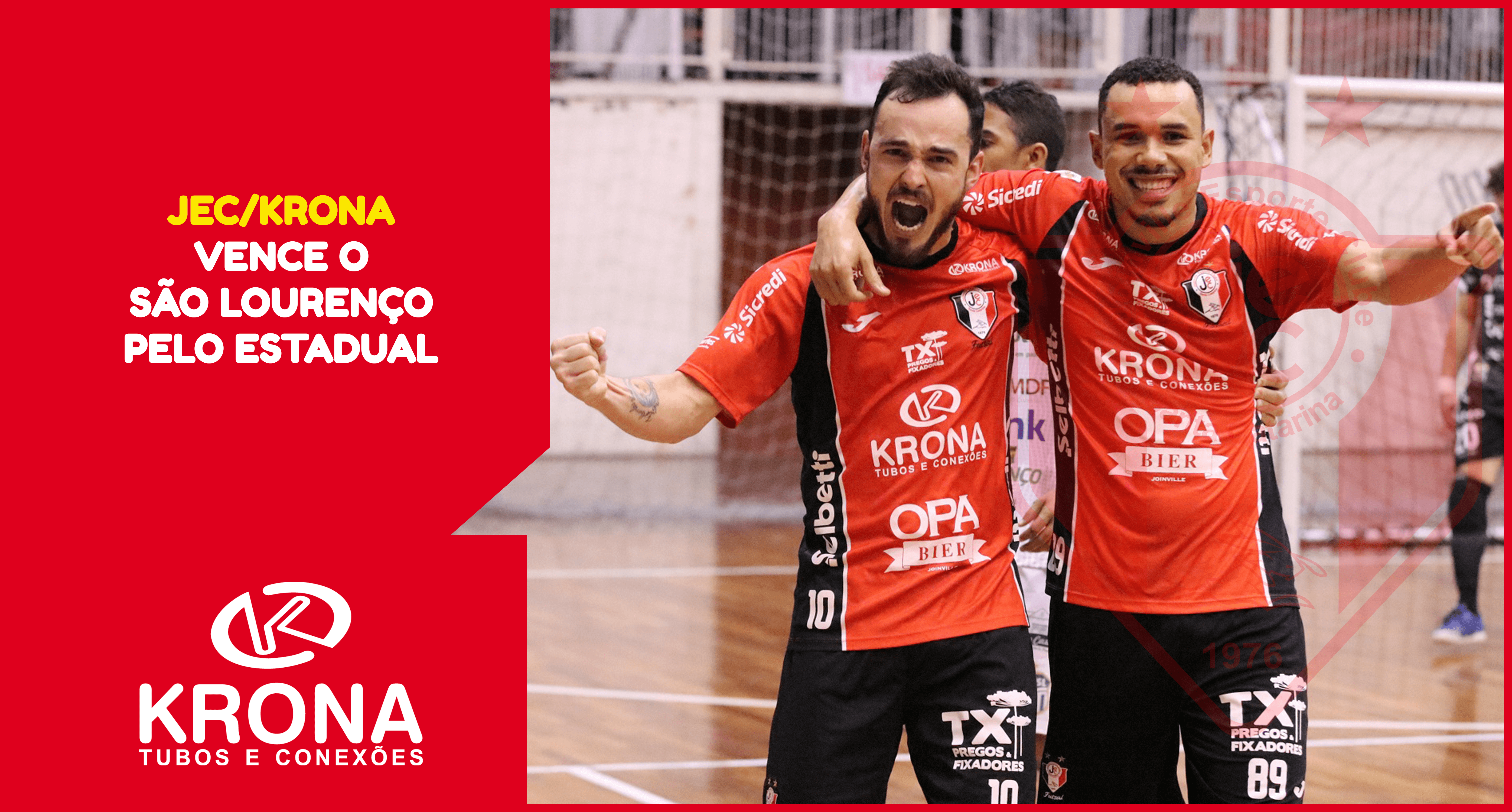 JEC/KRONA FUTSAL FICA NO EMPATE FORA DE CASA!!