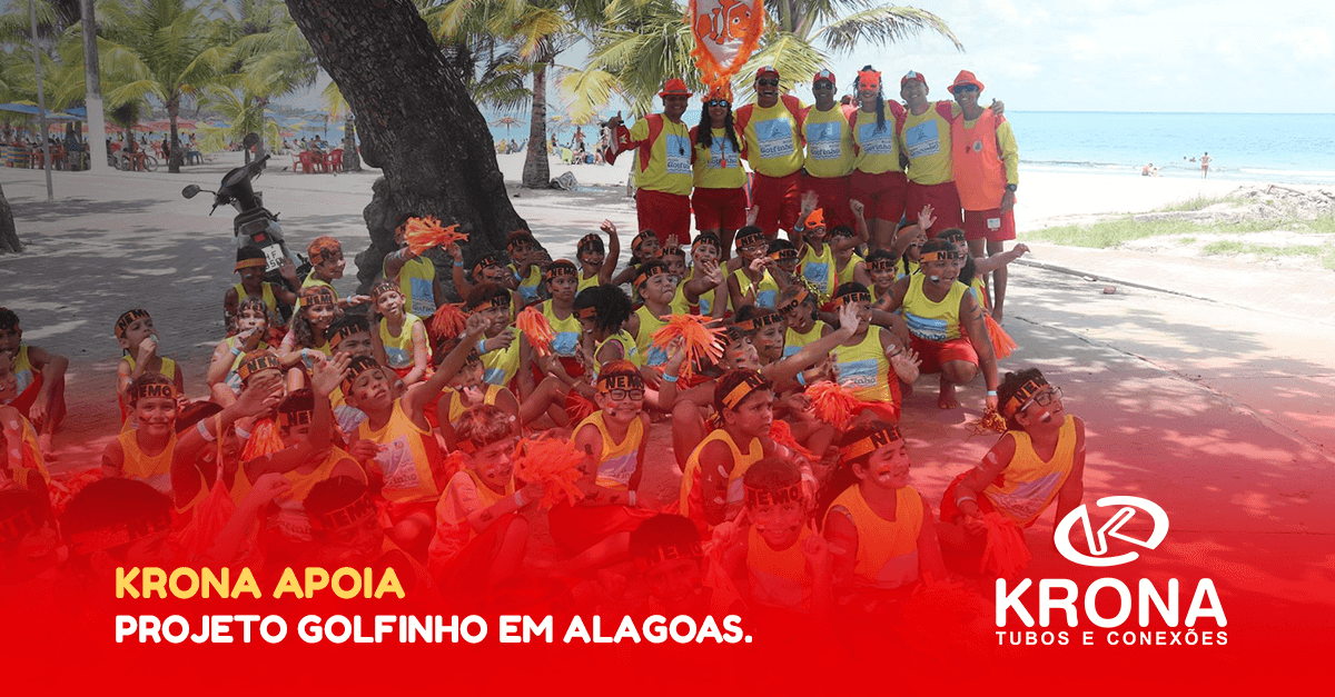 Krona apoia: projeto golfinho em alagoas.