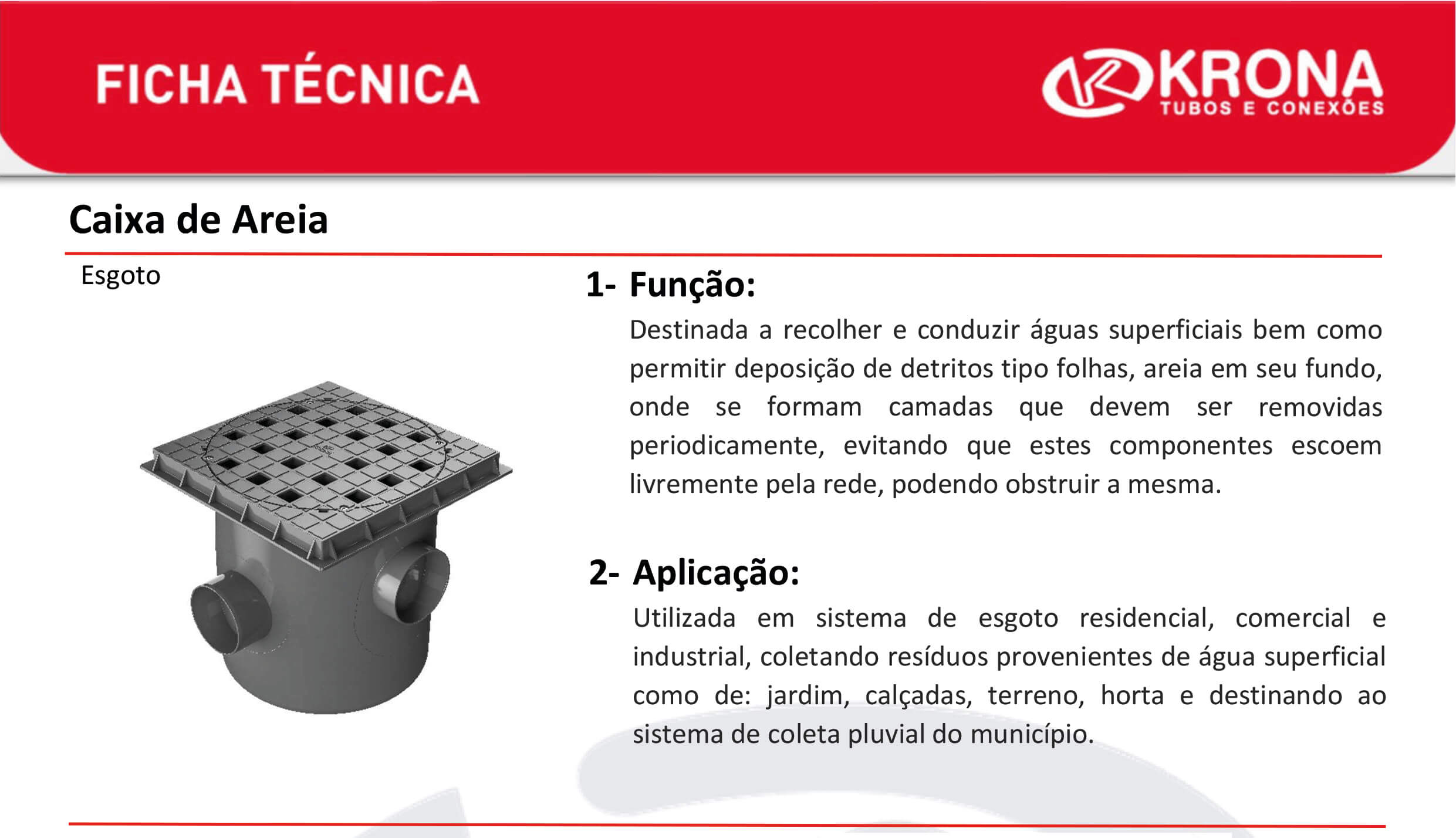 Ficha Técnica – Caixa de Areia