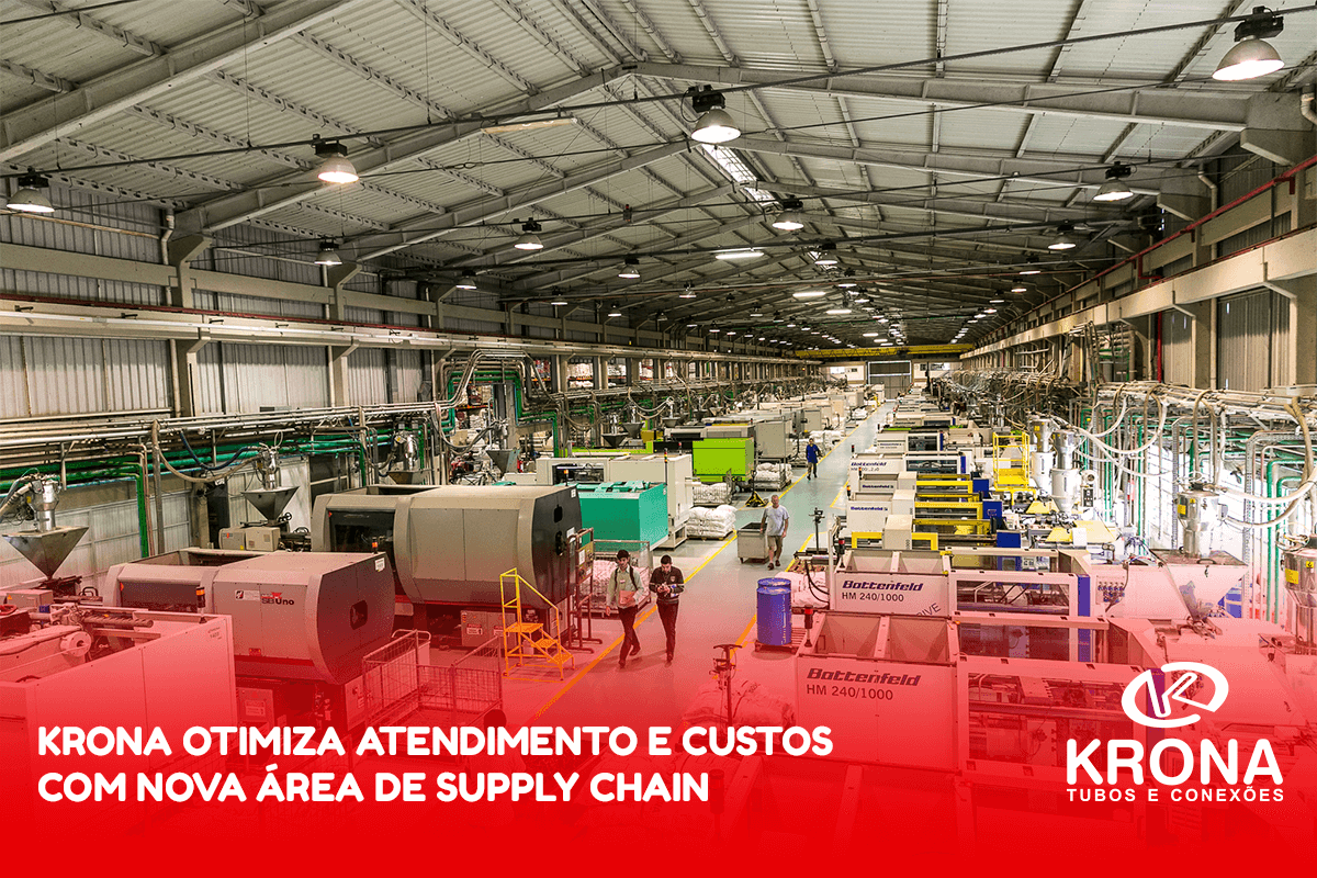 Krona otimiza atendimento e custos com nova área de Supply Chain