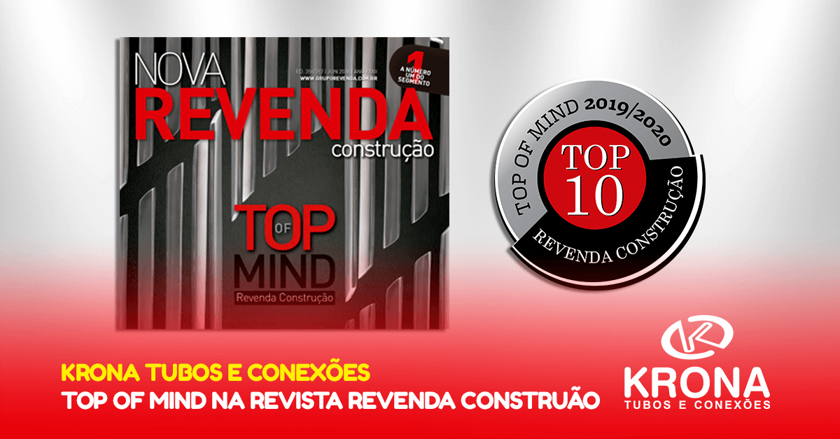 Krona é Destaque no Top Of Mind da Revenda