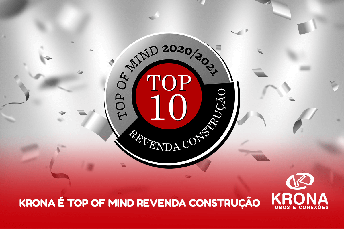 Krona é premiada no Top Of Mind do Grupo Revenda