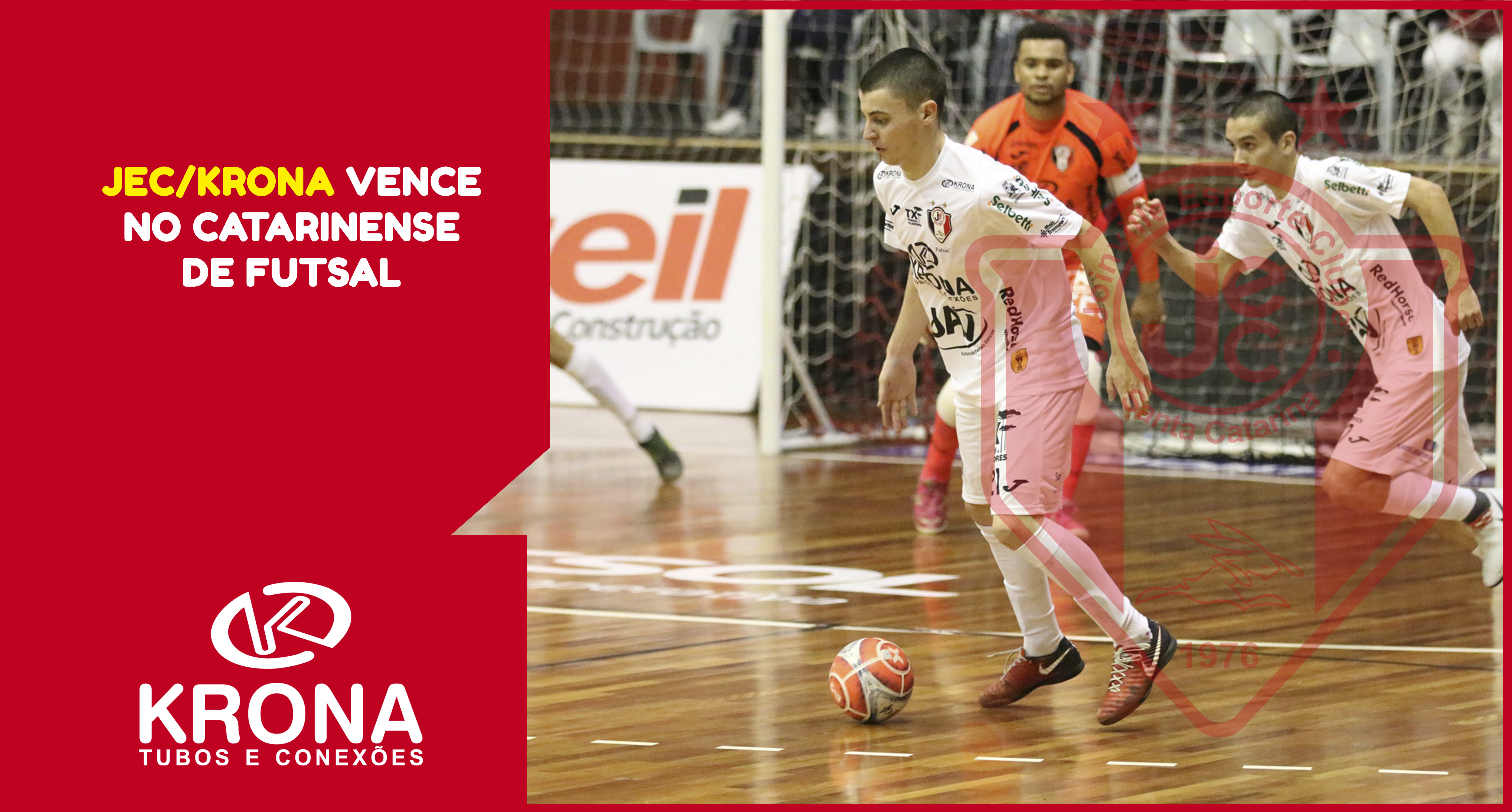 JEC/Krona Futsal vence fora de casa pelo Estadual!