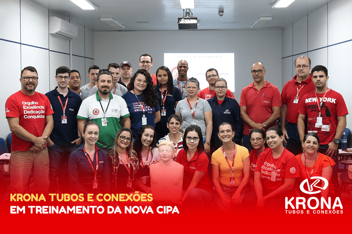 Krona em treinamento da nova CIPA