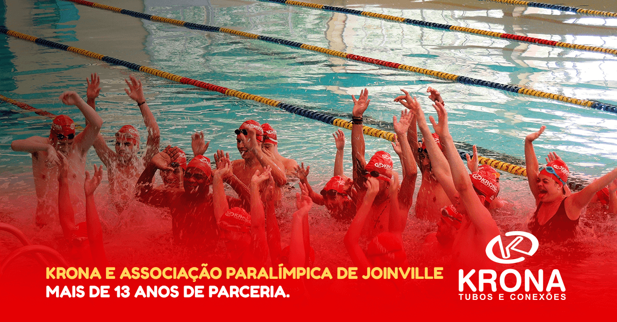 Krona e Associação Paralímpica de Joinville: mais de 13 anos de parceria.