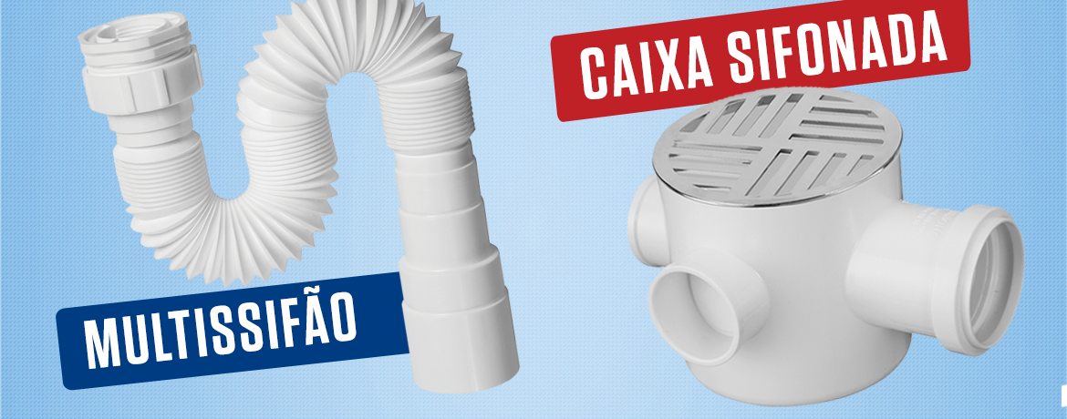 Quais as diferenças entre sifão e caixa sifonada?