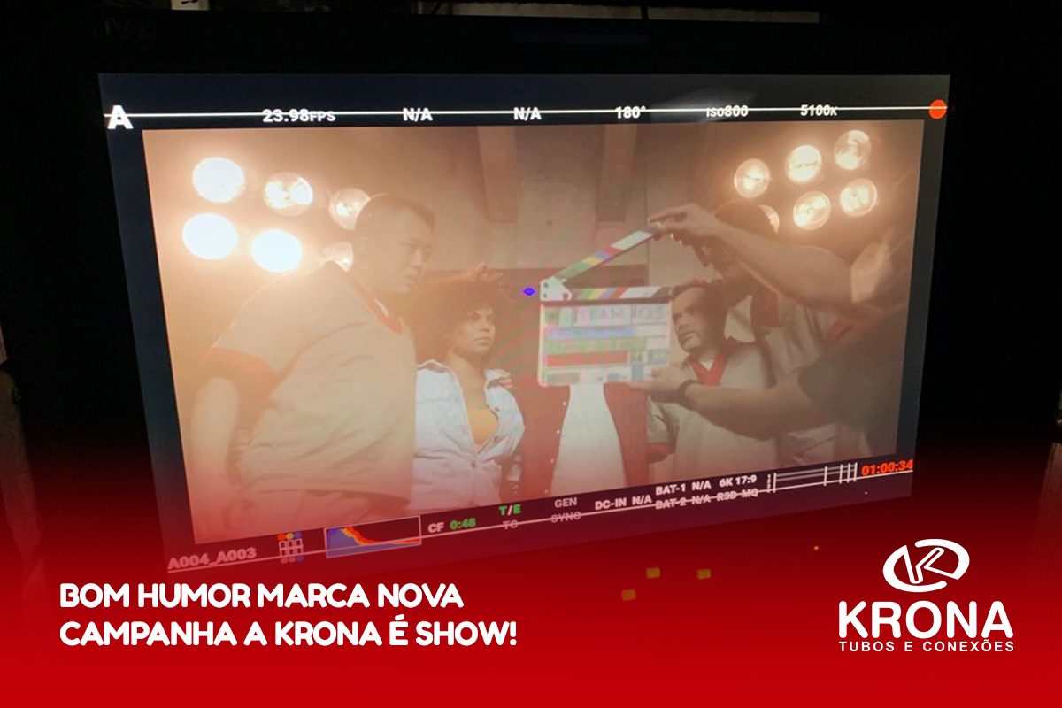 Bom humor marca nova campanha A Krona é show!