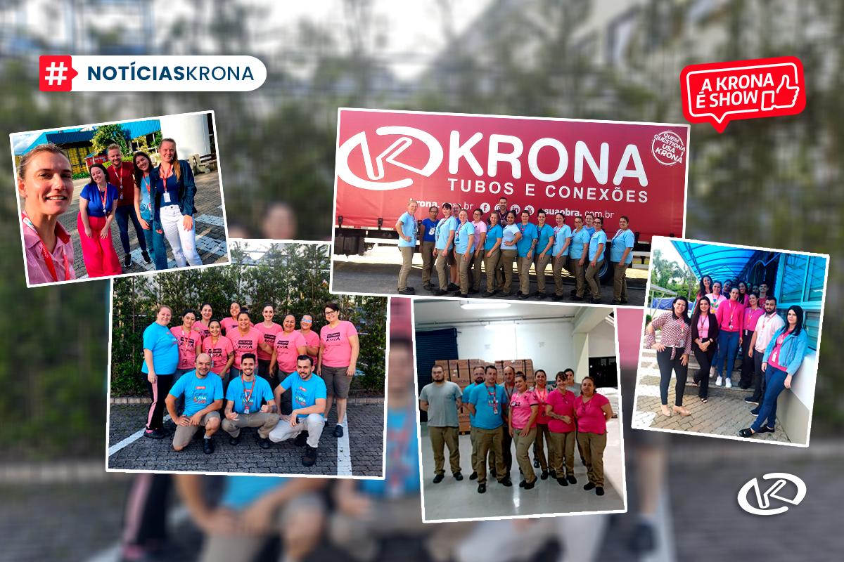 Krona promove dia D em apoio às campanhas Outubro Rosa e Novembro Azul