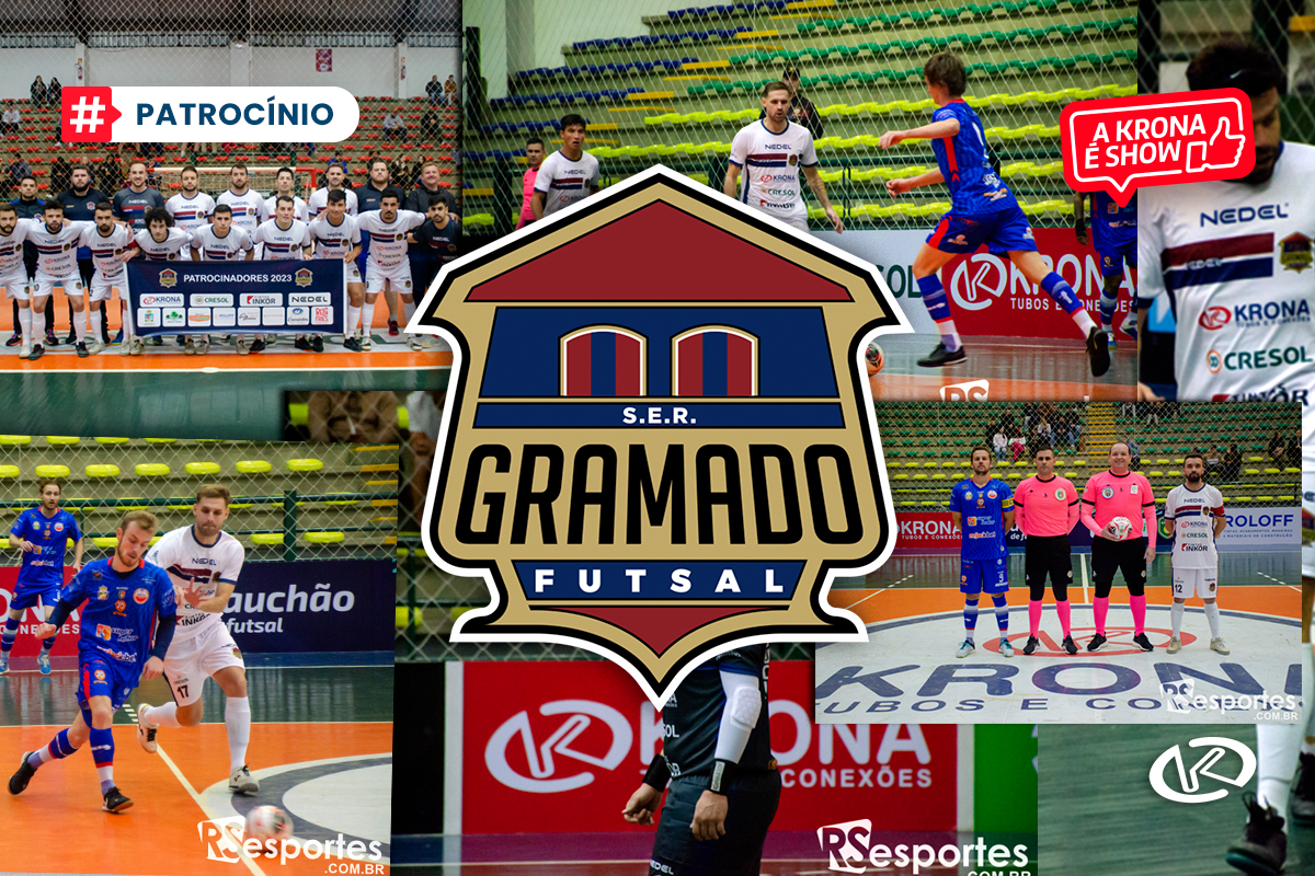 Krona patrocina equipe de Gramado no Gauchão de Futsal Série C