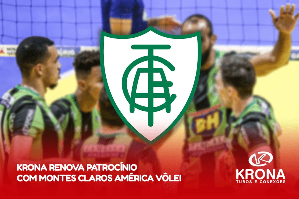 Krona renova patrocínio ao Montes Claros América Vôlei