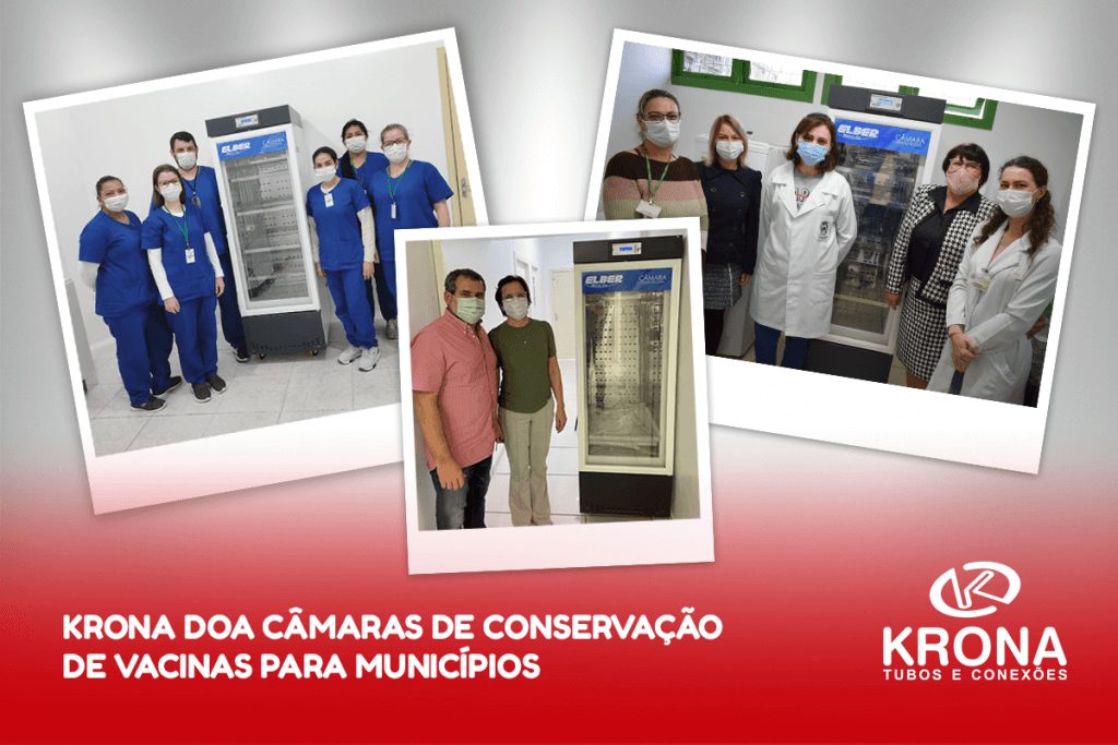 Municípios recebem câmaras de conservação de vacinas doadas pela Krona