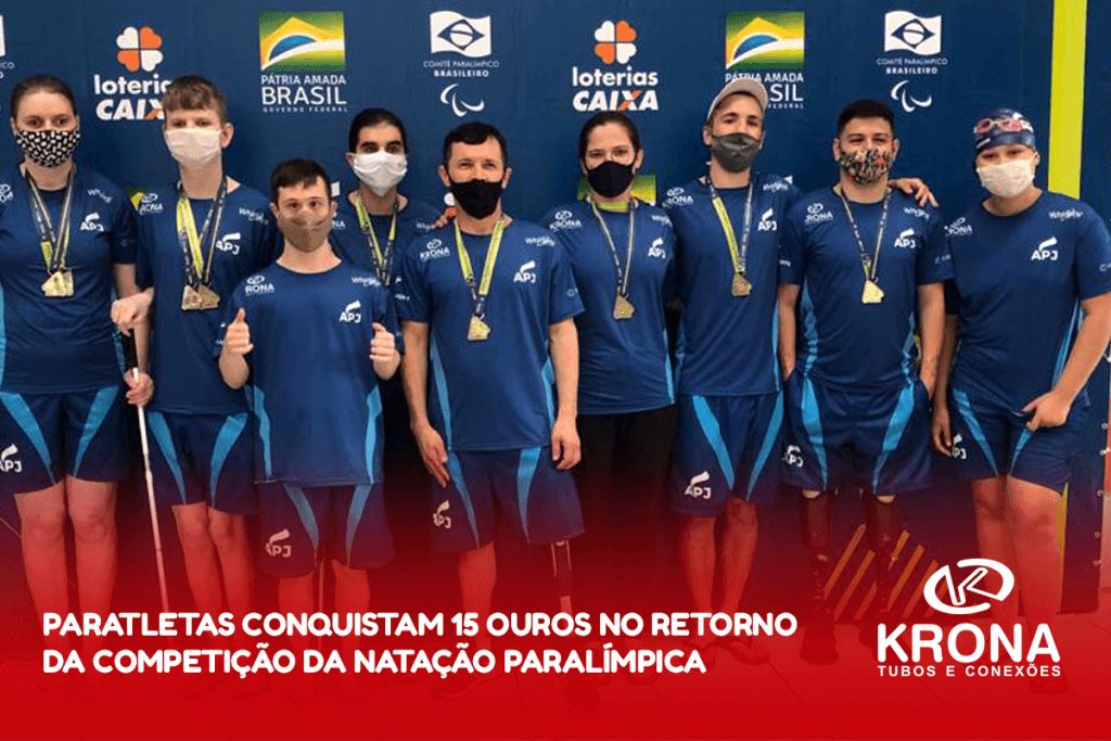 Paratletas conquistam 15 ouros no retorno da competição da natação paralímpica