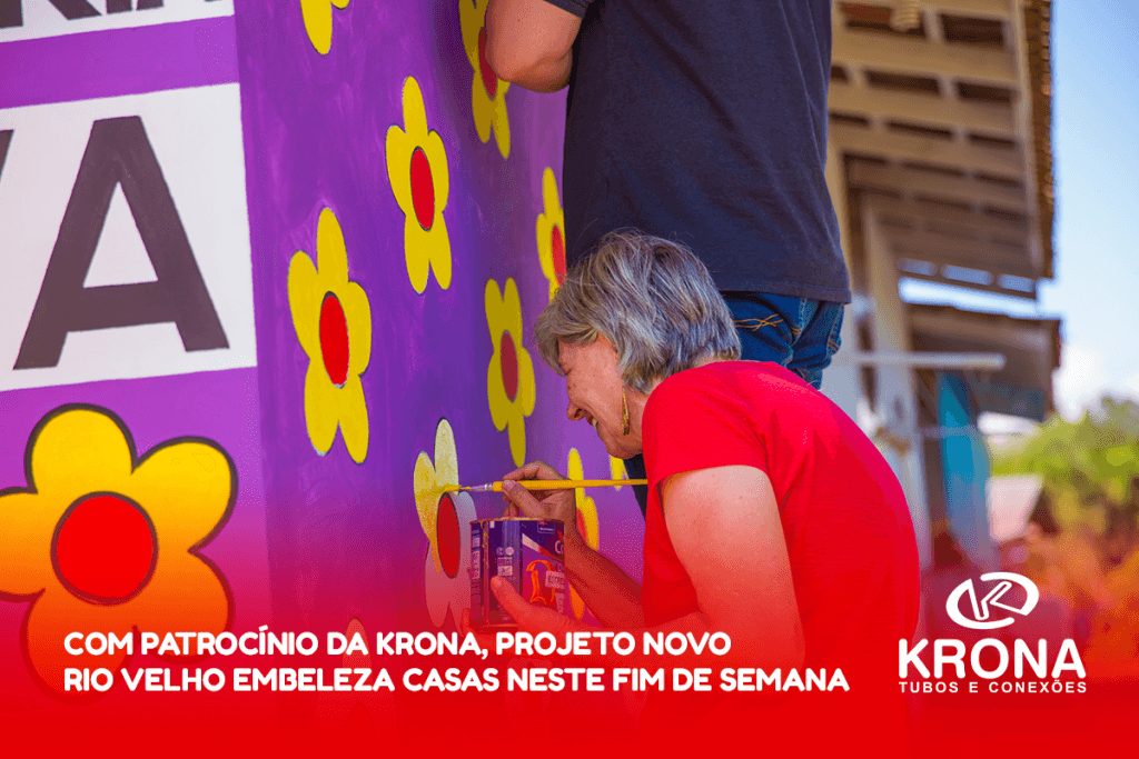 Projeto embeleza casas na comunidade Rio Velho com patrocínio da Krona