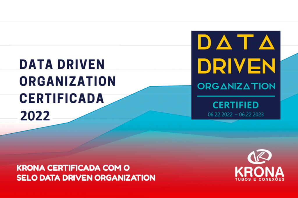 Krona certificada com o selo Data Driven Organization