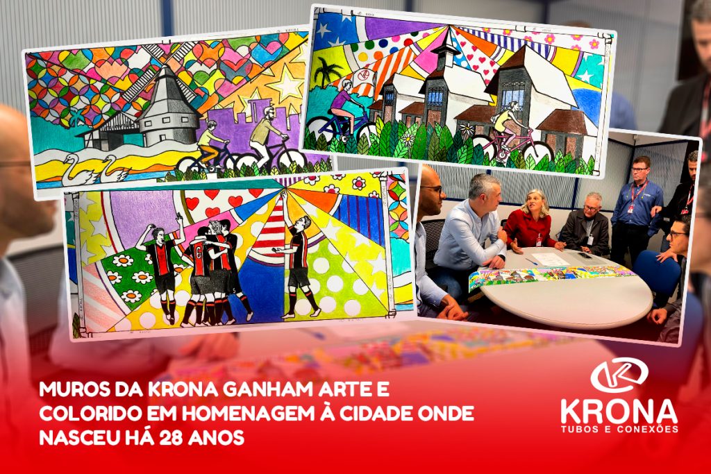 Muros da Krona ganham arte e colorido em homenagem à cidade onde nasceu há 28 anos