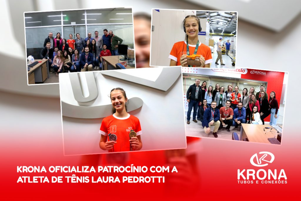 Krona oficializa patrocínio da atleta de tênis Laura Pedrotti