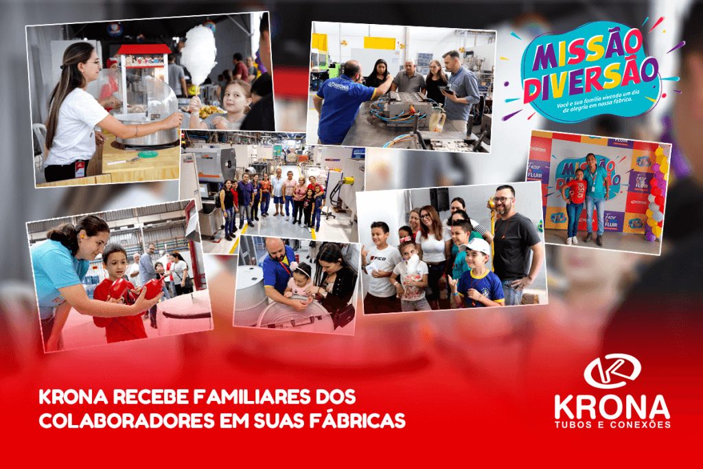 A Krona recebeu nas unidades de Joinville e Marechal familiares dos colaboradores