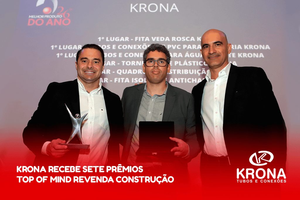 Krona recebe sete prêmios Top Of Mind Revenda Construção