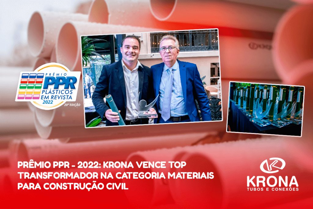 Prêmio PPR – 2022: Krona vence TOP Transformador na categoria Materiais para Construção Civil