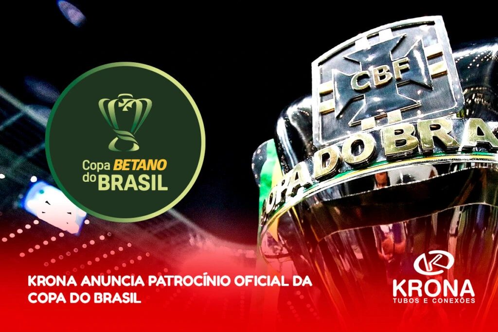Krona anuncia patrocínio oficial da Copa do Brasil