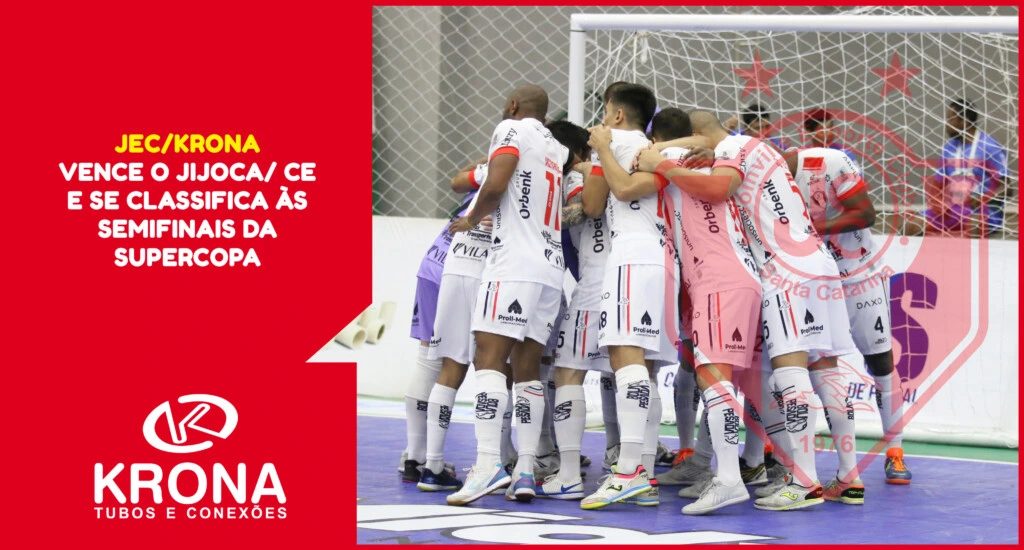 JEC/Krona vence o Jijoca/CE e se classifica às semifinais da Supercopa