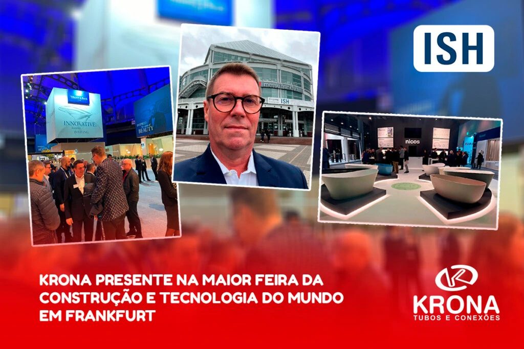 Krona presente na maior feira da construção e tecnologia do mundo em Frankfurt