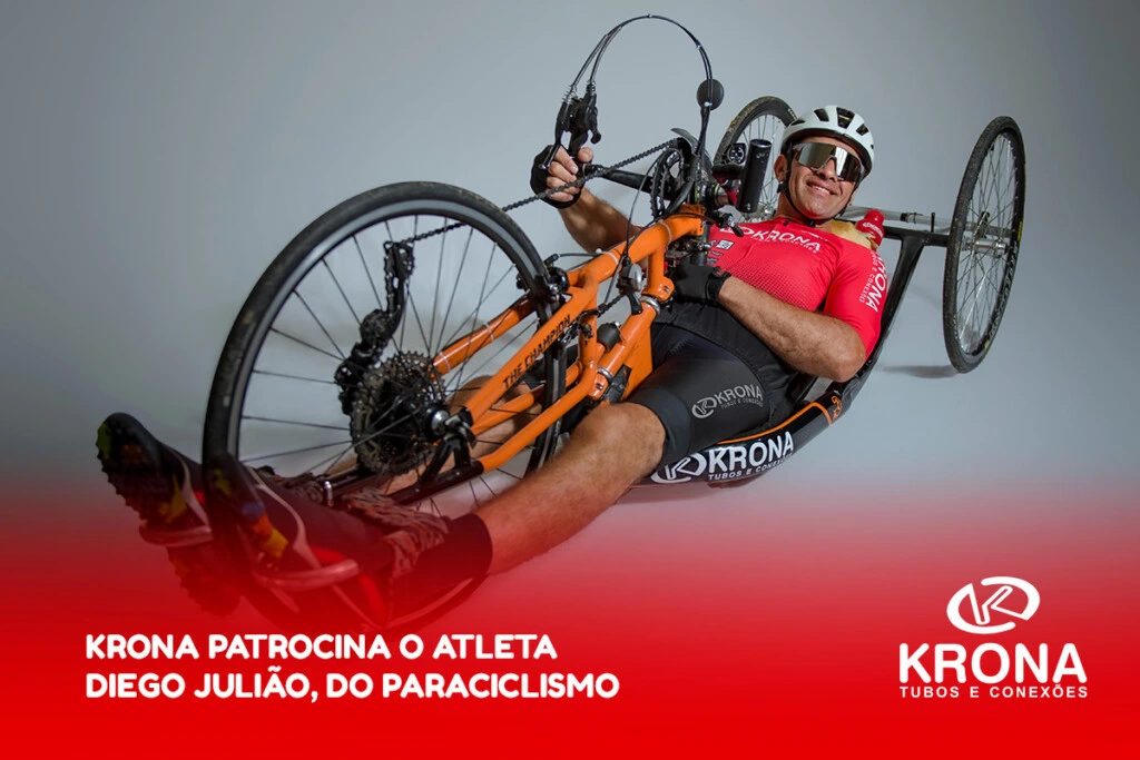 Atleta de handbike é o primeiro PcD patrocinado pela Krona