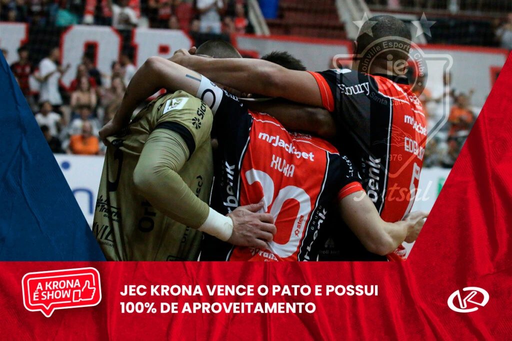 JEC/Krona vence o Pato e possui 100% de aproveitamento