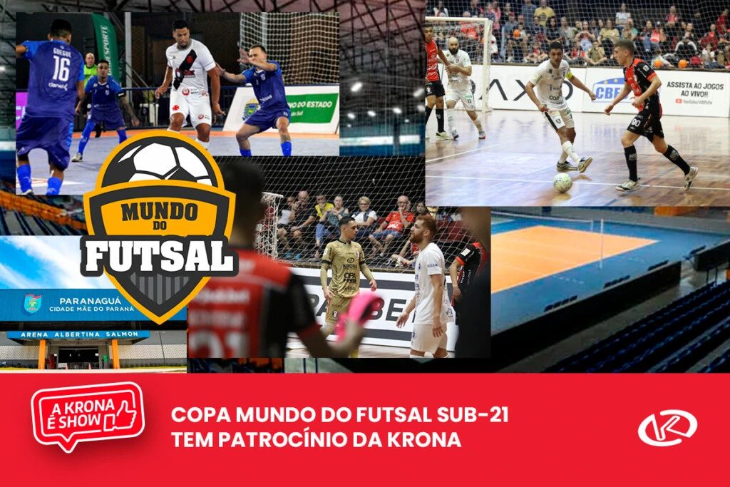 Krona patrocina fase internacional da Copa Mundo do Futsal Sub-21