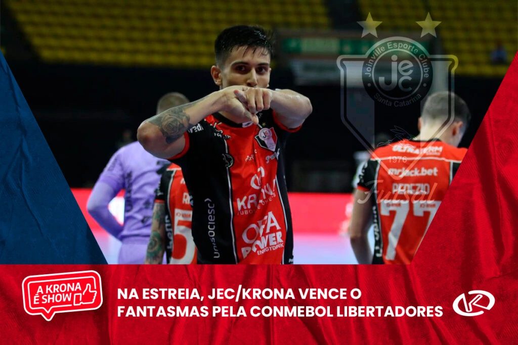 Na estreia, JEC/Krona vence o Fantasmas pela Conmebol Libertadores