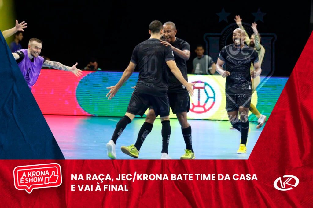 Na raça, JEC/Krona bate time da casa e vai à final