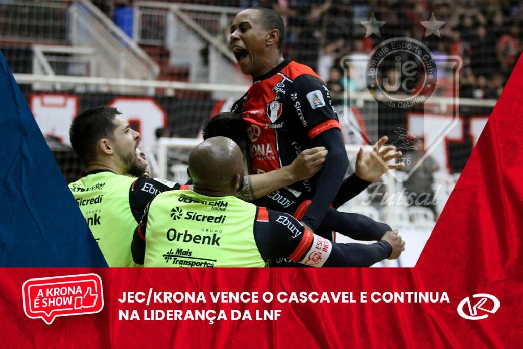 JEC/Krona vence o Cascavel e continua na liderança da LNF