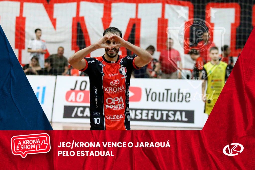 JEC/Krona vence o Jaraguá pelo Estadual