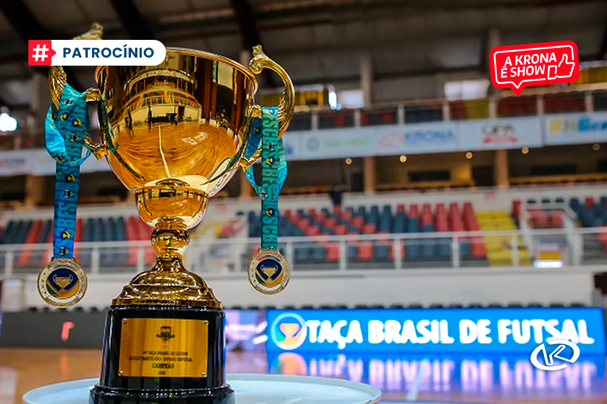Krona patrocina 50ª edição da Taça Brasil de Futsal Masculino
