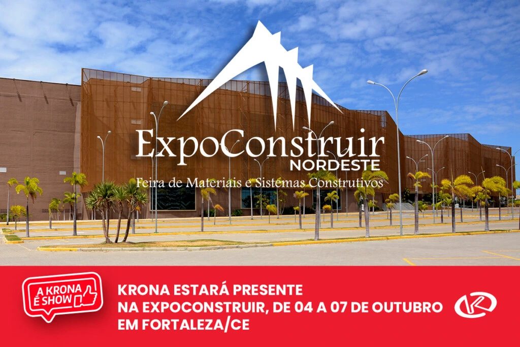 Produtos da Krona e Viqua estarão na Expoconstruir 2023, em Fortaleza