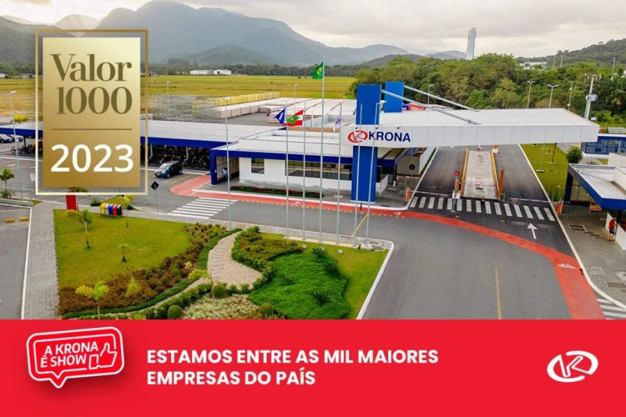 Krona cresce 345 posições entre maiores empresas do Brasil - Krona