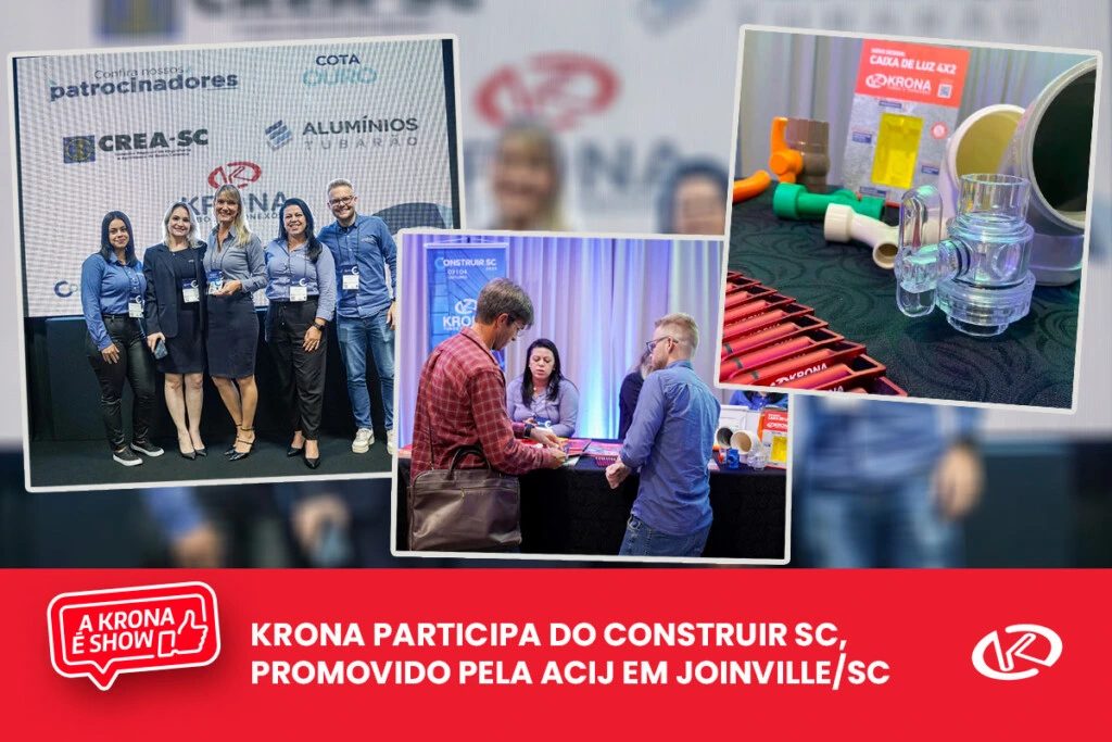 Krona apresenta seus produtos na Construir SC 2023