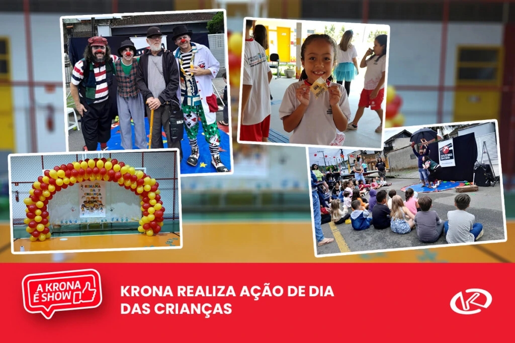 Krona patrocina ações que levam alegria e diversão no Dia das Crianças