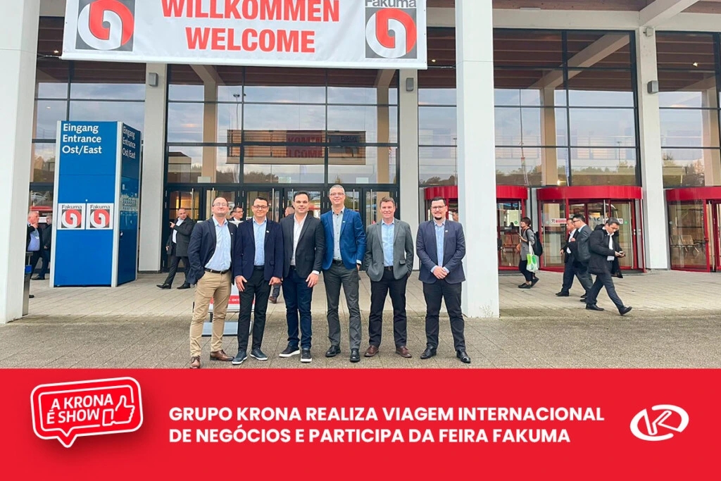 Grupo Krona realiza viagem internacional de negócios e participa da Feira Fakuma