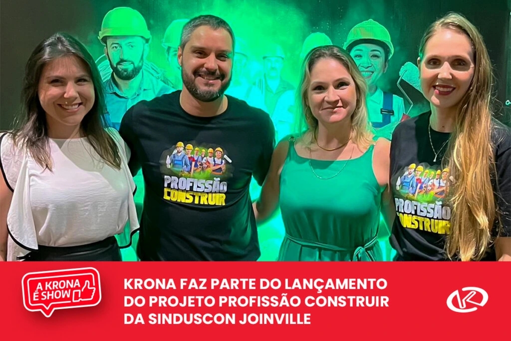 Krona apoia projeto Profissão Construir e cursos para aperfeiçoamento profissional